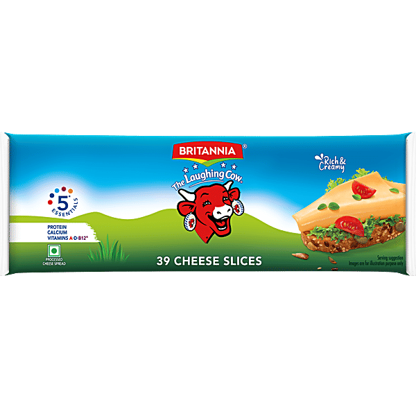 Buy Britannia The Laughing Cow Cheese Slices Online at Best Price