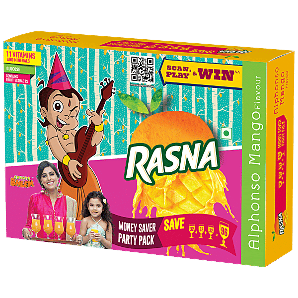 Rasna Fruit Fun Alphonso Mango, 173 g