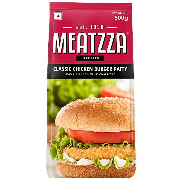 patty Buy Meatzza Chicken Burger Patty - Classic Online at Best Price of