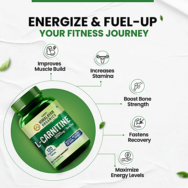 Buy Vlado's Himalayan Organics L-Carnitine 2000 mg Tablets Online at Best  Price of Rs null