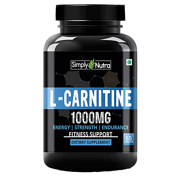 nutra l carnitine Buy Simply Nutra L-Carnitine 1000 mg Dietary Supplement Tablet - For  Energy, Strength Online at Best Price of Rs null