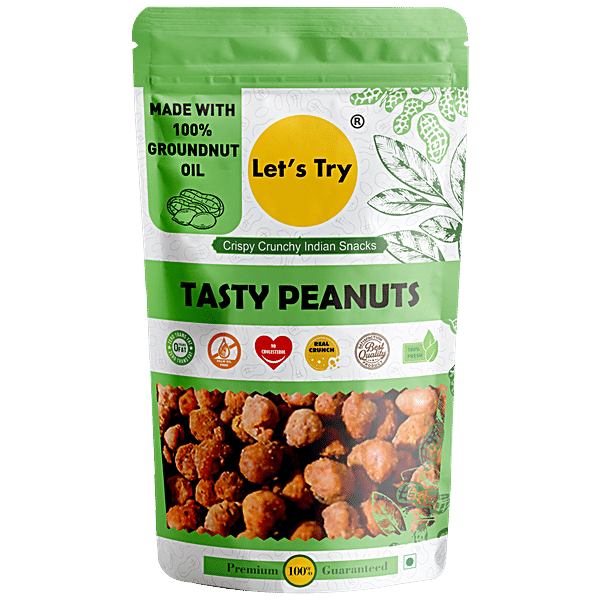 Buy Let's Try Tasty Peanuts - Crispy, Crunchy, High In Quality
