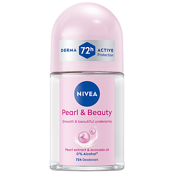 Buy Nivea Deodorant Roll On For Women, Pearl Beauty, 48H