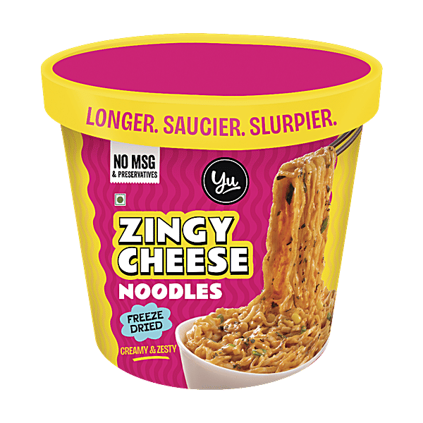 フード・おやつ yu! Buy Yu Zingy Cheese Instant Cup Noodles - Wholesome, No