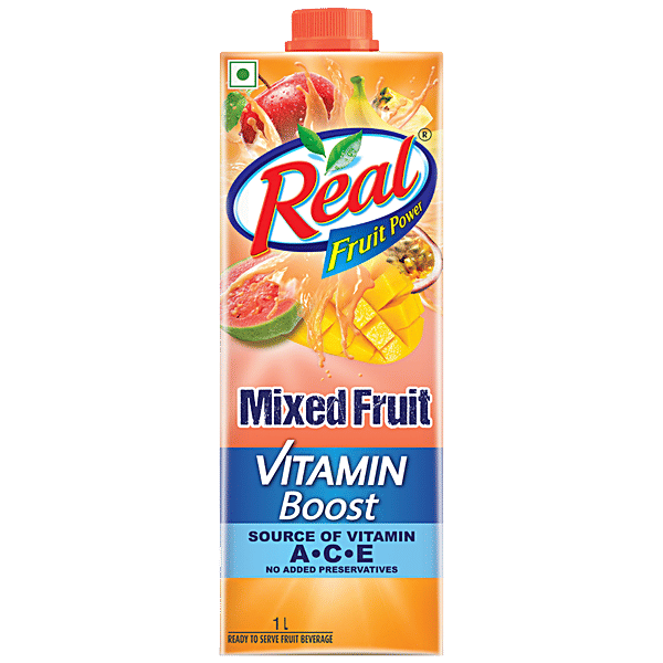 Buy Real Fruit Power Mixed Fruit Juice Vitamin Boost, Refreshing