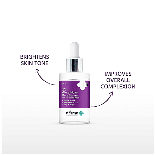 glutathione derma co Buy The Derma Co 2% Glutathione Face Serum - With Tranexamic Acid, For Skin  Illumination Online at Best Price of Rs 615.12