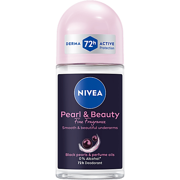 Buy Nivea Deodorant Roll On Pearl Beauty, Fine Fragrance, For
