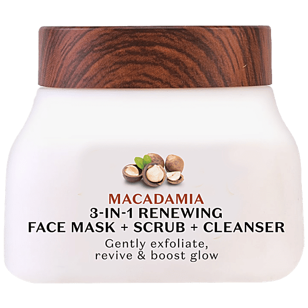 Buy PureSense Macadamia 3-In-1 Renewing Face Mask, Scrub
