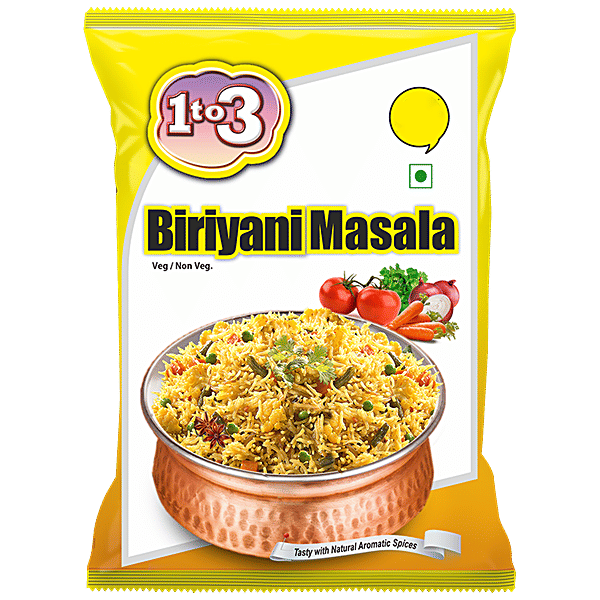 Buy 1TO3 Biriyani Masala - Natural Authentic Spices, Rich & Yummy
