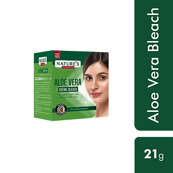 Buy Natures Essence Aloe Vera Creme Bleach - For Lighter Skin, Dewy Fresh  Look Online at Best Price of Rs null - bigbasket