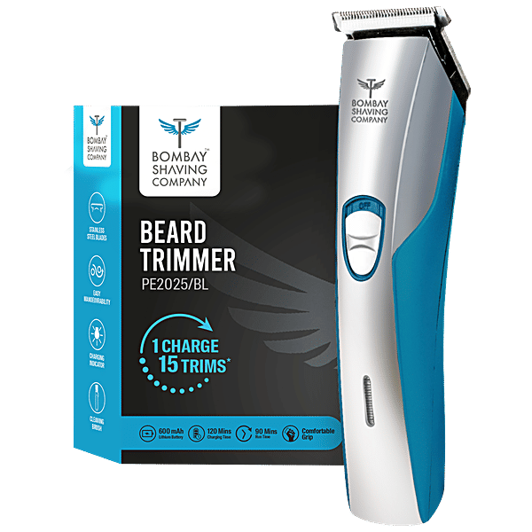 Buy Bombay Shaving Company Electric Beard Trimmer Blue