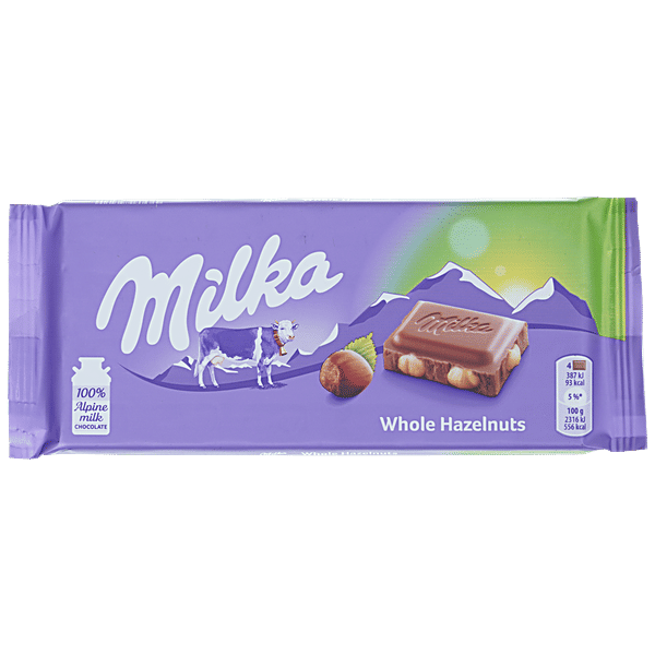 Buy Milka Whole Hazelnuts Milk Chocolate Online at Best Price of