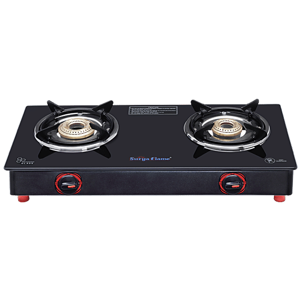 Buy Surya Flame 2B Infinity Bb NA Burner Gas Stove With Glass