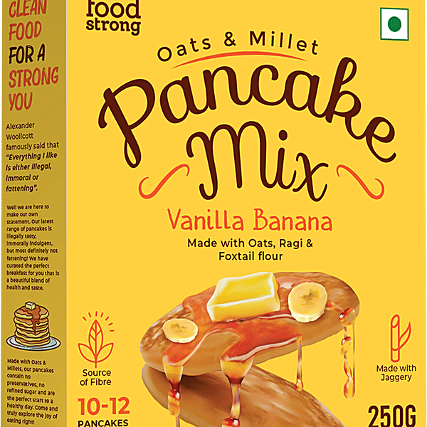Buy Foodstrong Oats Millet Pancake Mix Vanilla Banana, Made