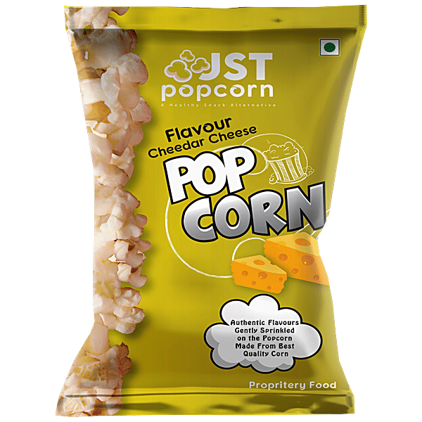 Buy JST Popcorn Cheedar Cheese Popcorn - Gluten-Free Online at