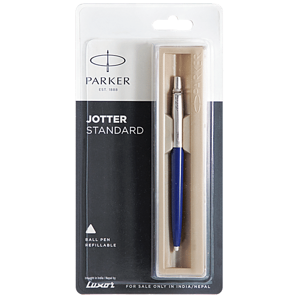 Buy Parker Ball Pen Jotter Standard, Refillable, Blue Body