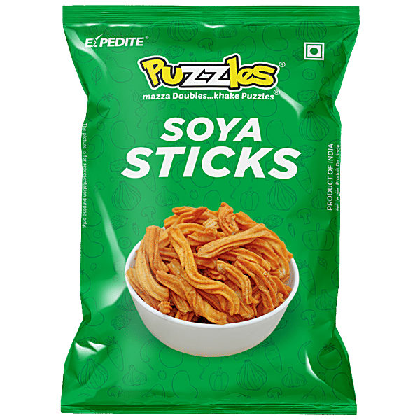 Buy Puzzles Soya Sticks Namkeen Online at Best Price of Rs 50