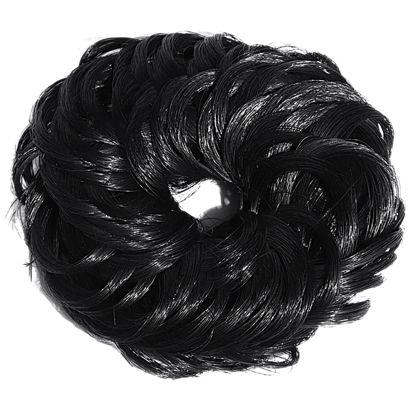 Buy CHANDERKASH Juda Bun Rubber Band - For Hair, 9 cm, Black