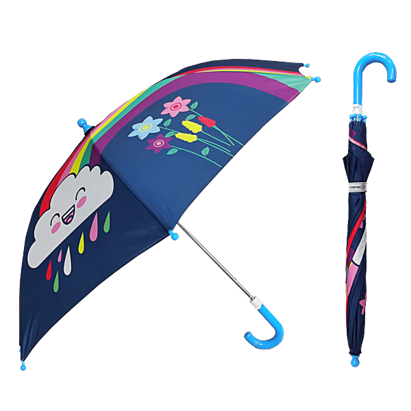 Destinio Umbrella Waterproof, For Kids, Cute Stylish, Dark Blue, pc