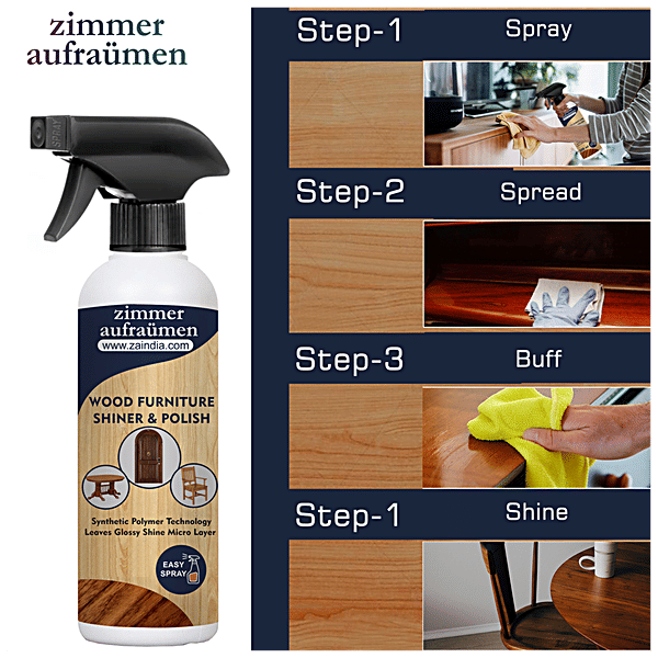 Buy Zimmer Aufraumen Wood Funiture Shiner & Polish Spray Online at