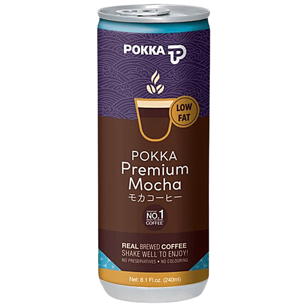 Buy Pokka Premium Mocha Real Brewed Coffee Drink - Low Fat Online
