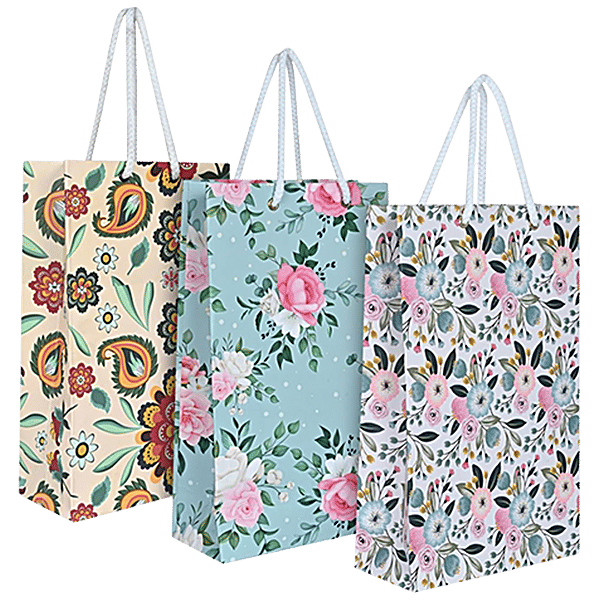 Buy DP DP Assorted Design Paper Gift Bags Small Online at Best