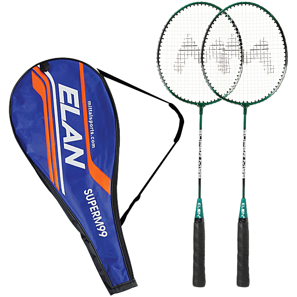 Buy Elan Superm99 Badminton Racket Set - High Tempered Steel