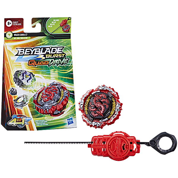 Buy Beyblade Burst QuadDrive Wrath Cobra C7 Spinning Top Starter