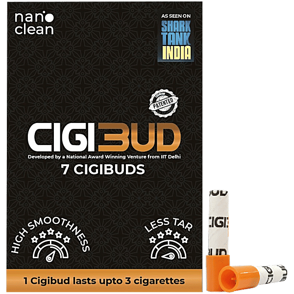 Buy Nanoclean Cigibud Lite Smoking Filter - Orange Online at Best Price of  Rs 70