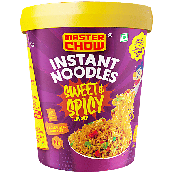 Buy MasterChow Instant Cup Noodles - Sweet & Spicy Online at Best