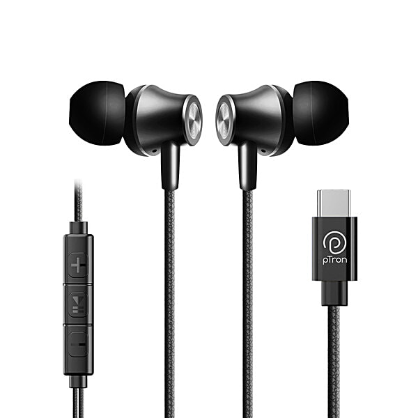 Amazon Ptron Boom 4d Earphone Deep Bass Wired Earphones