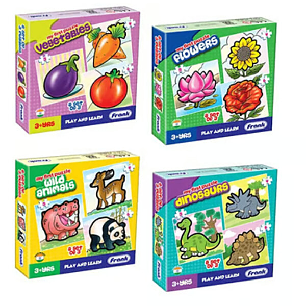 Buy Frank Combo Puzzle For 3-Year-Old Kids & Above - Vegetables