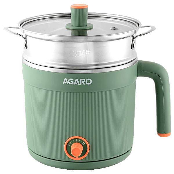 Buy Agaro Regency 600W Multi Cook Kettle With Steamer, Inner Pot