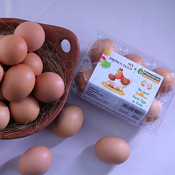 Buy Prakrithi Chicken Brown Egg Online at Best Price of Rs 61.6
