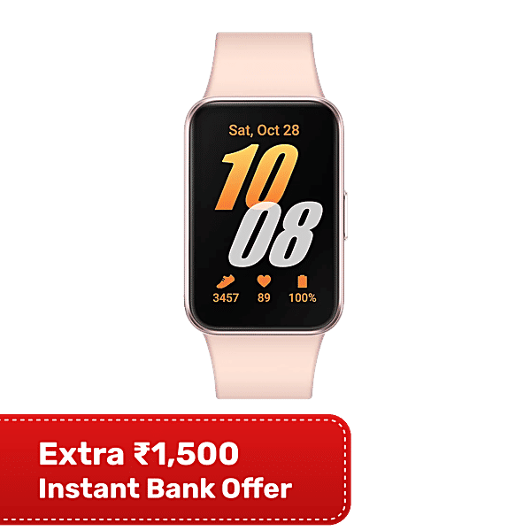 Buy Samsung Galaxy Fit3 Smartwatch with 100 Plus Watch Faces