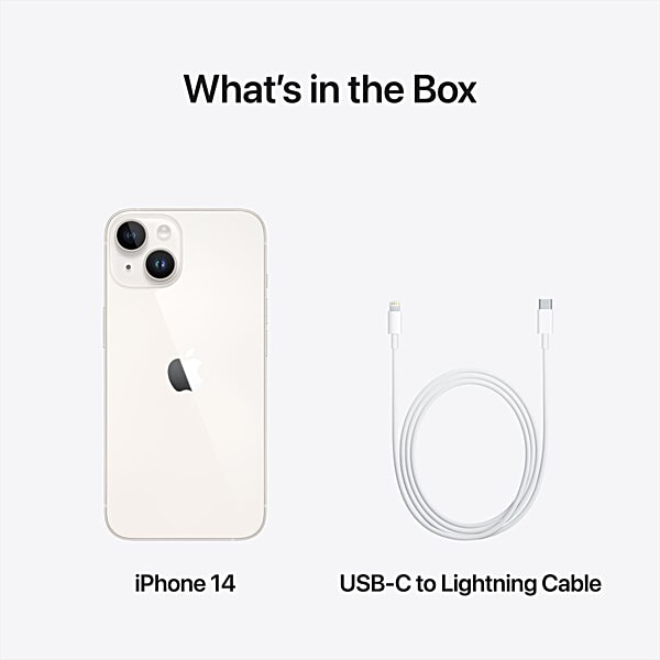 Buy Apple Apple iPhone 14 (128GB, Starlight) Online at Best Price