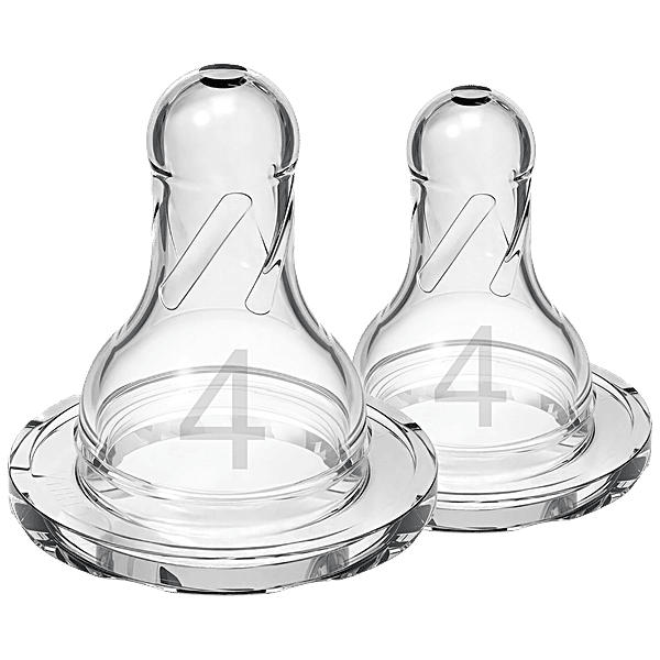 Buy Dr Brown's Level Silicone Narrow Nipple Transparent, 9+