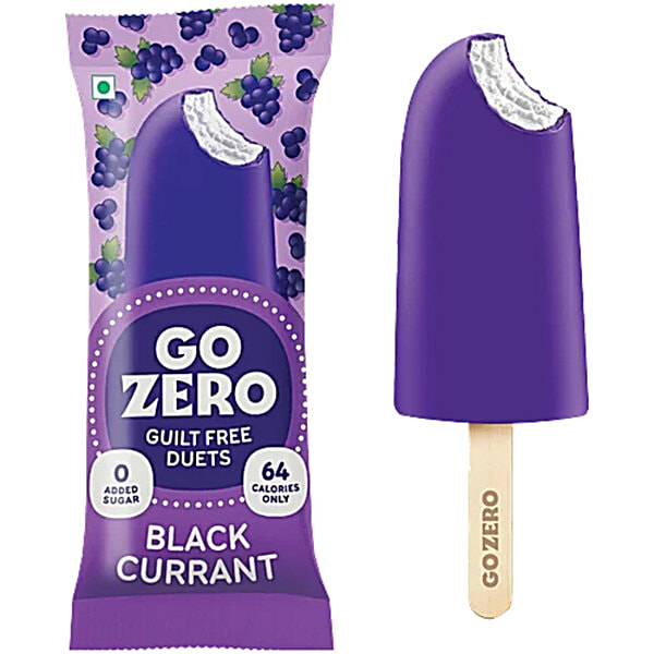 Buy Go Zero Black Currant Guilt Free Duets Ice Cream Bar Online at