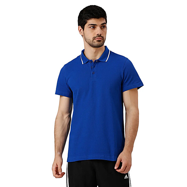 Buy Adidas Base Cor Polo M - Blue Online at Best Price of Rs 1399