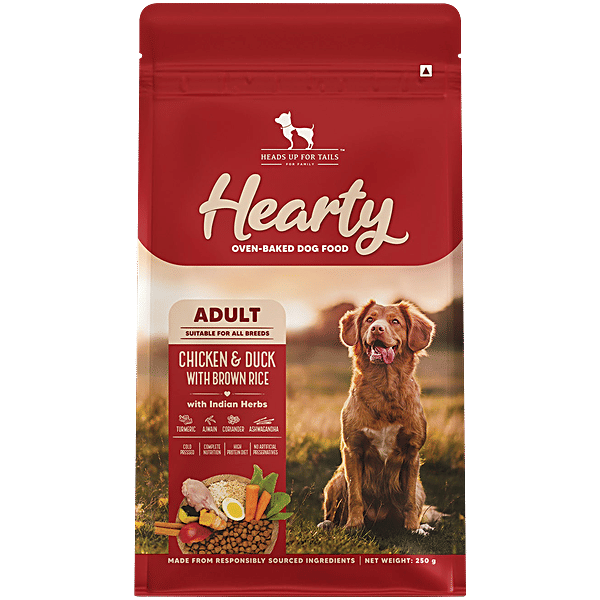 Buy Hearty Chicken Duck Brown Rice Oven-Baked Dry Adult Dog Food