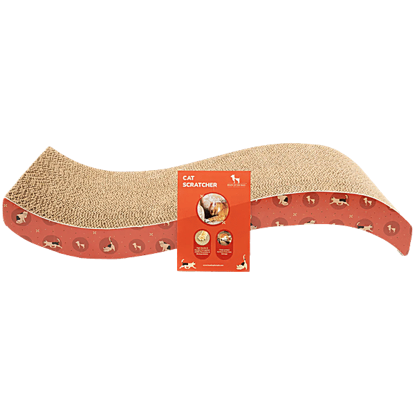 Buy Heads Up for Tails Scratchville Cat Scratcher Orange Online