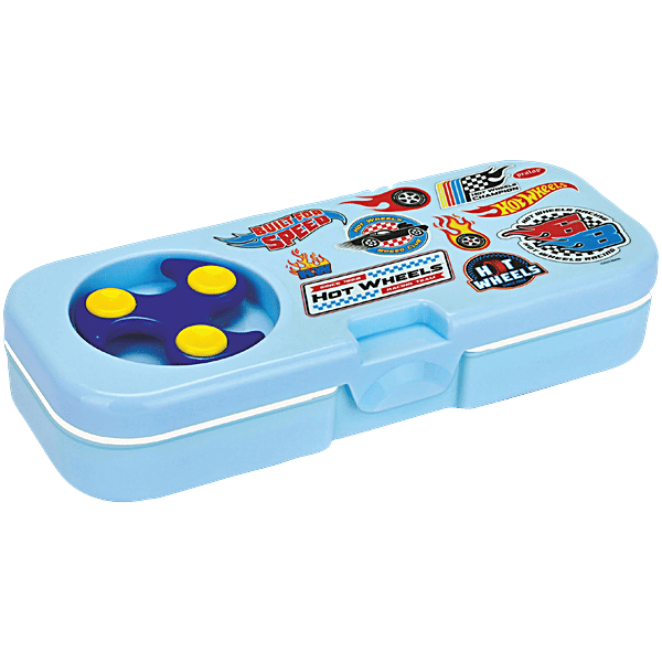 Buy Pratap Focus Hot Wheels Blue Pencil Box Online at Best Price