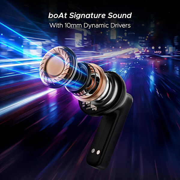 boAt Airdopes Drift TWS Earbuds - Black Sabre - Image 7
