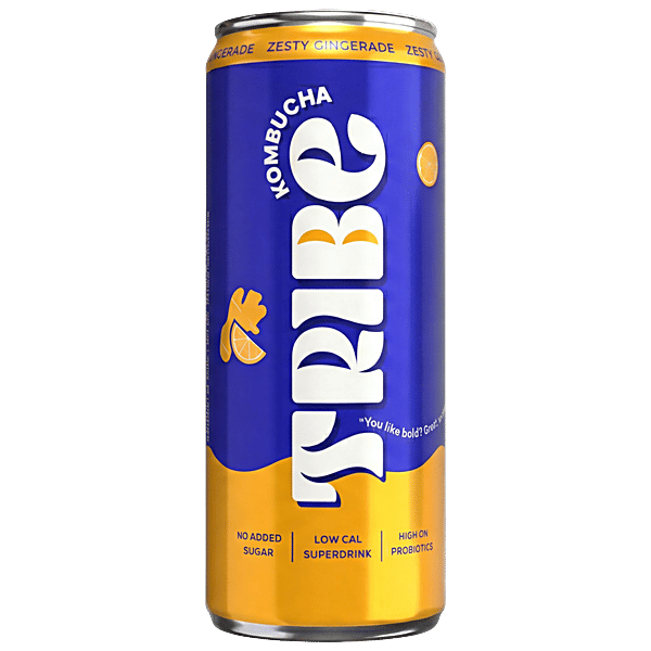 Buy Tribe Zesty Gingerade Kombucha Probiotic Super Drink Online at