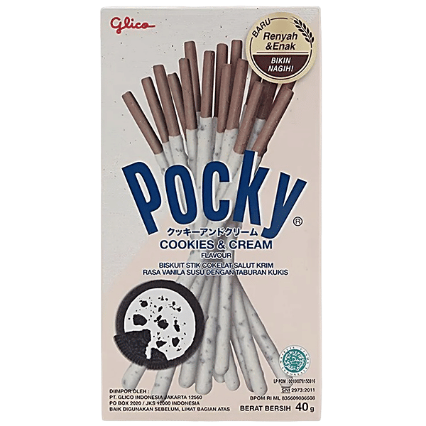 Buy Pocky Cookies & Cream Flavour Biscuit Stick Online at Best