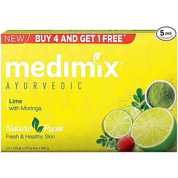 Buy Medimix Ayurvedic Lime With Moringa Soap Online at Best Price