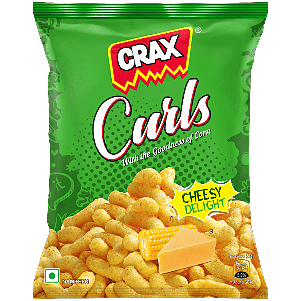 DON-E CRAZ-E 12 盤キレイ　brixton flavour12収録 Buy Crax Curls Cheesy Delight Corn Puffs Online at Best Price of