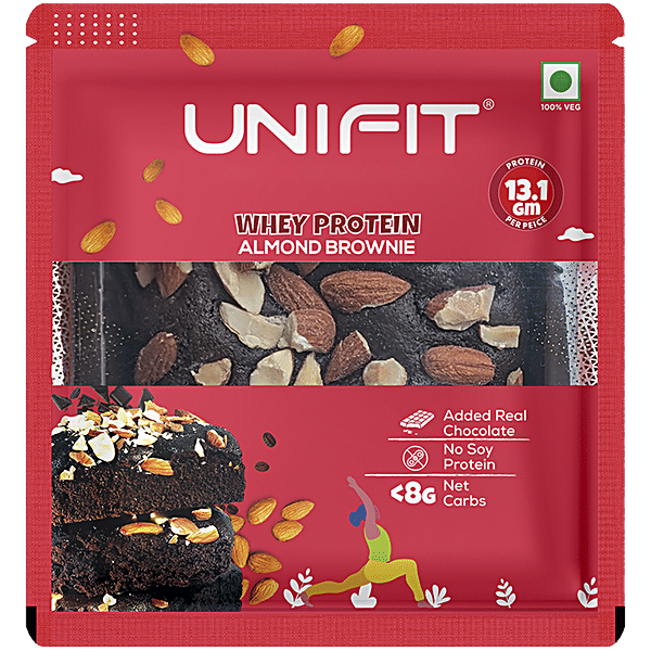 Unifit Whey Protein Almond Brownie, 75 g