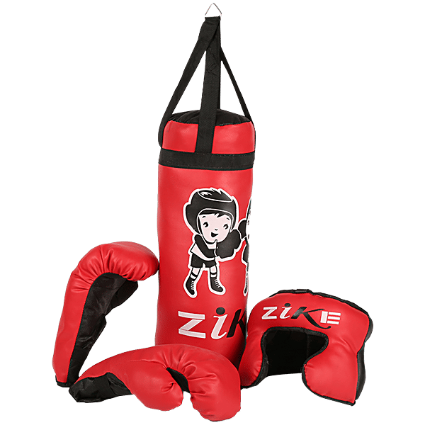 Buy Zike Premium Kids Boxing Kit - Punching Bag, Head Guard & 1