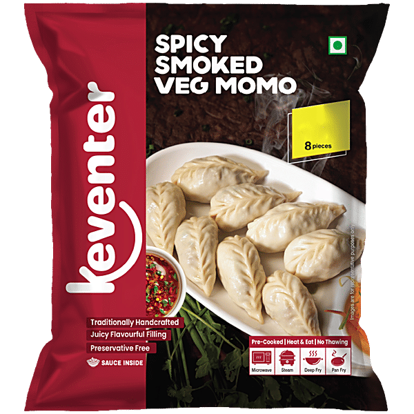 Buy Keventer Spicy Smoked Veg Momo Online at Best Price of Rs